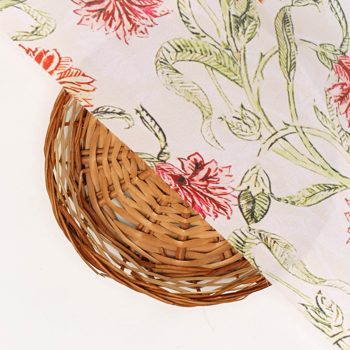 Floral French Crepe Fabric