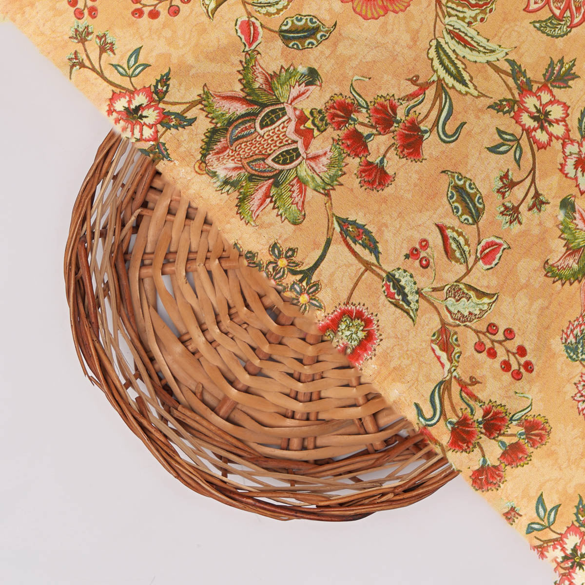 Floral Printed French Crepe Fabric