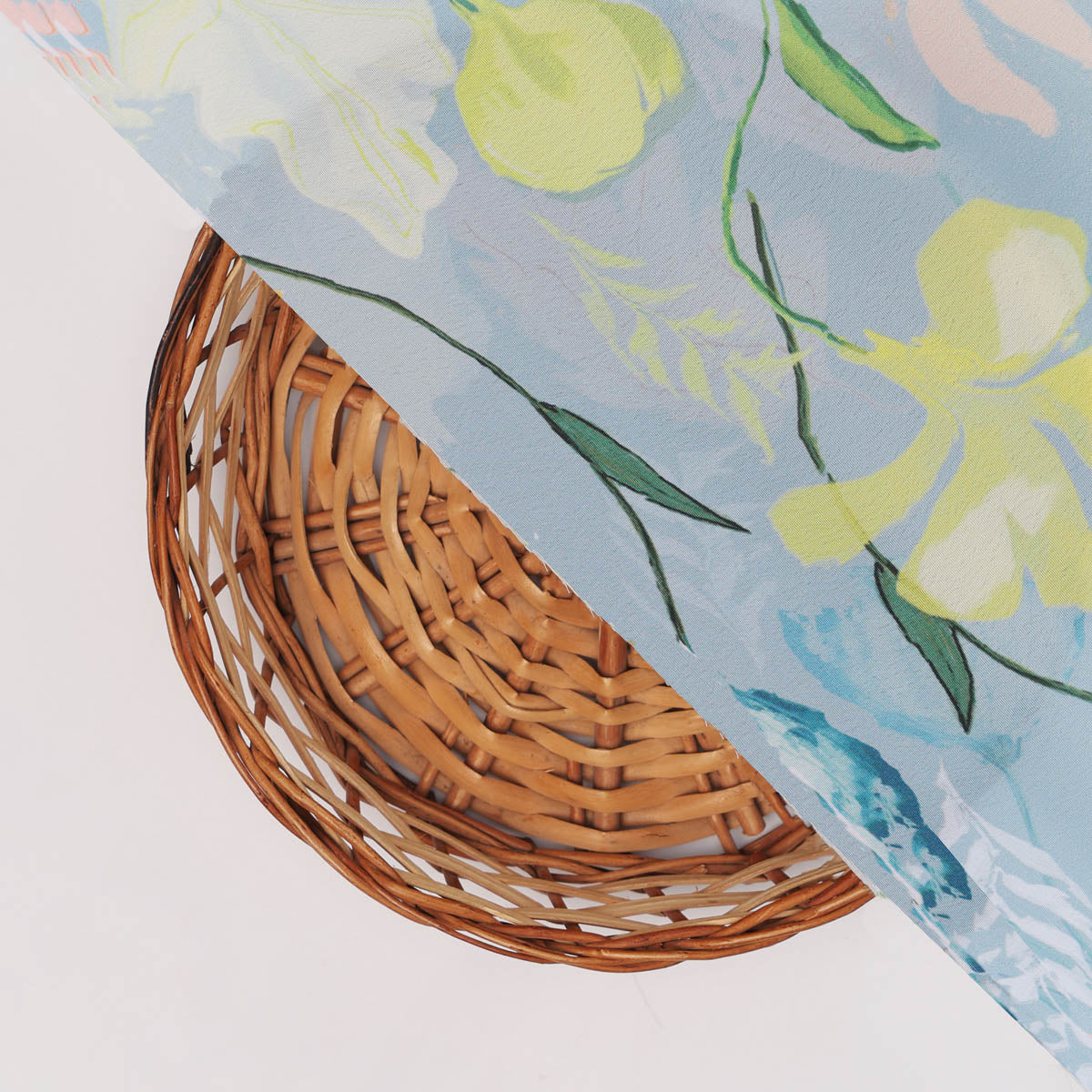 Floral Printed French Crepe Fabric