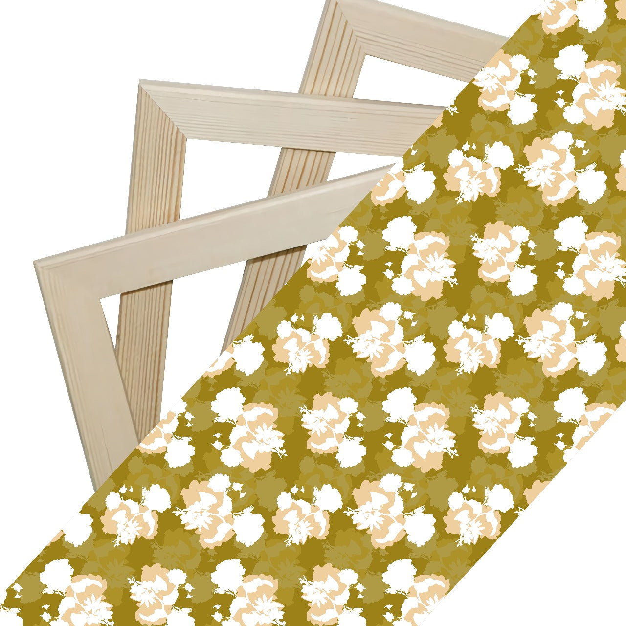 floral print on tabby