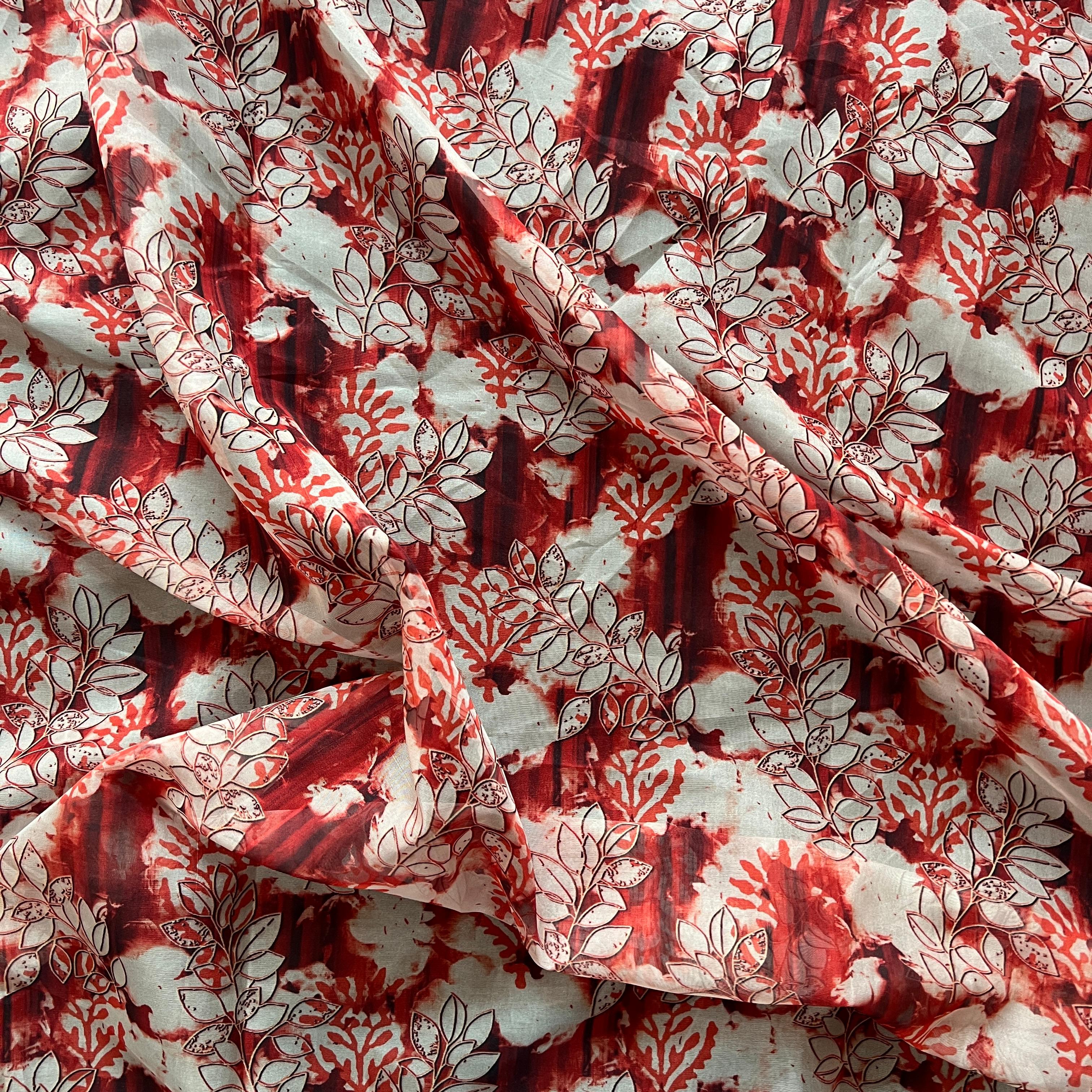 Tabby silk floral print