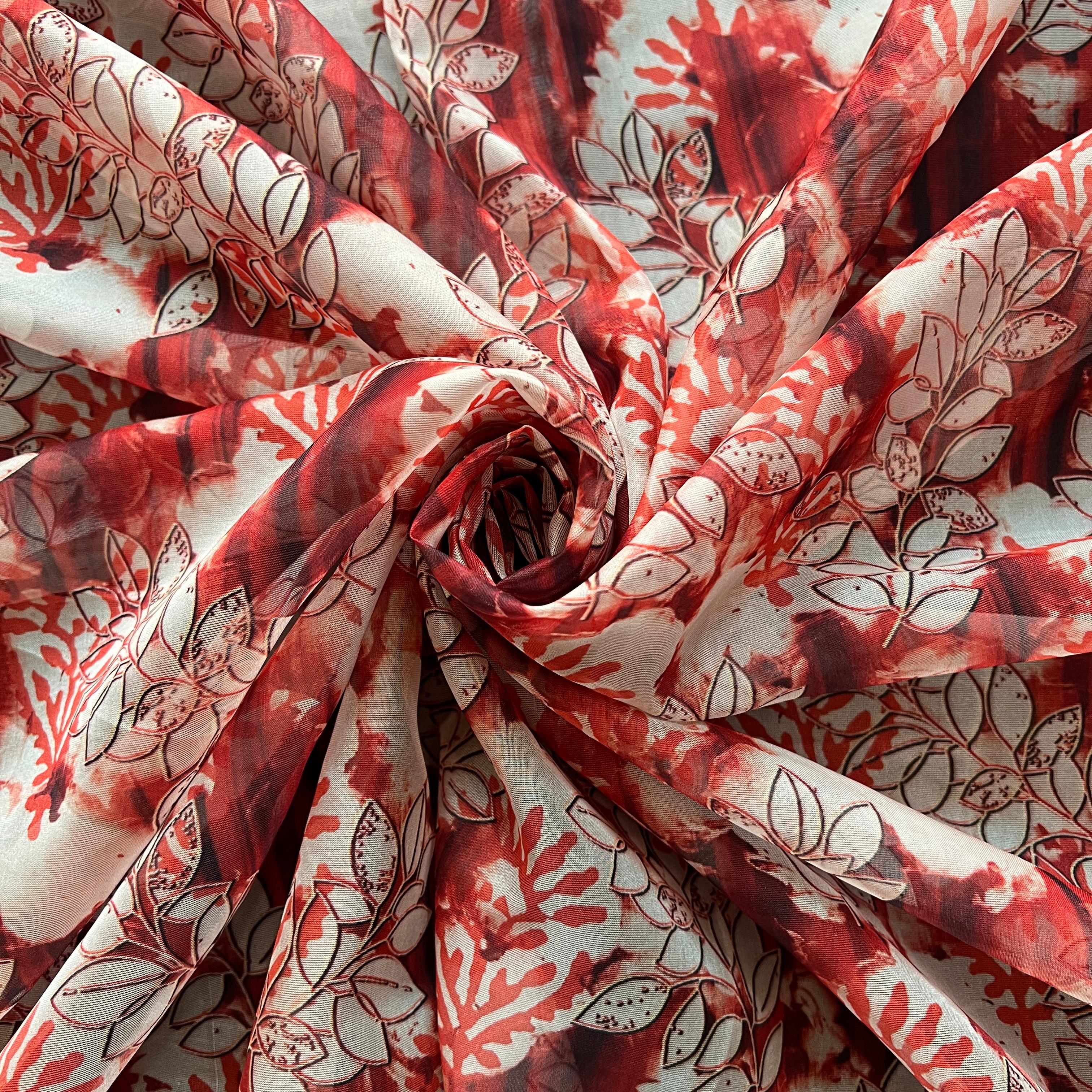 Tabby silk floral print