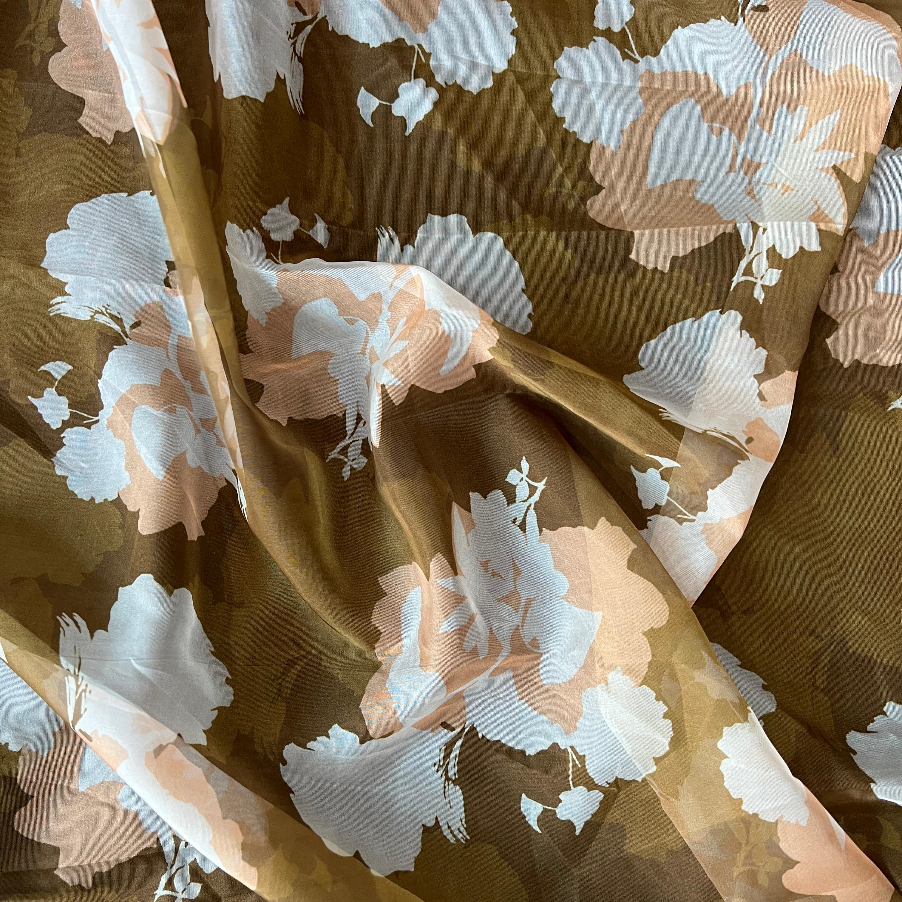 floral print on tabby