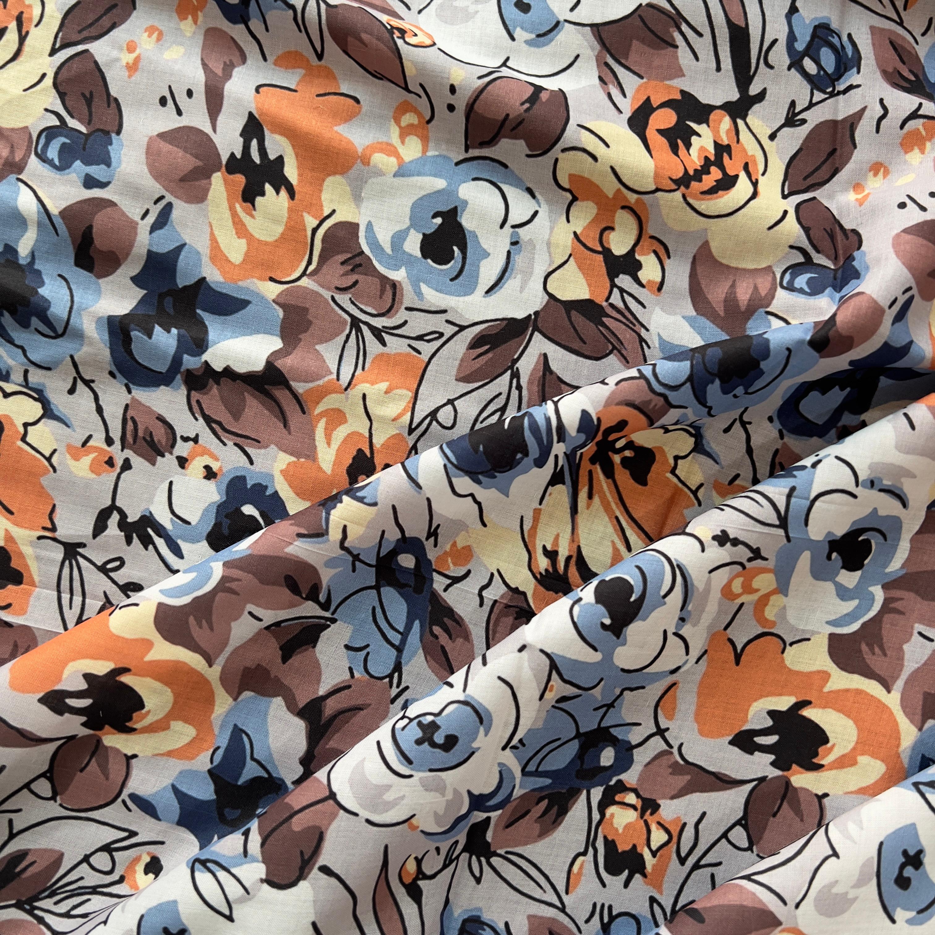 cambric floral print