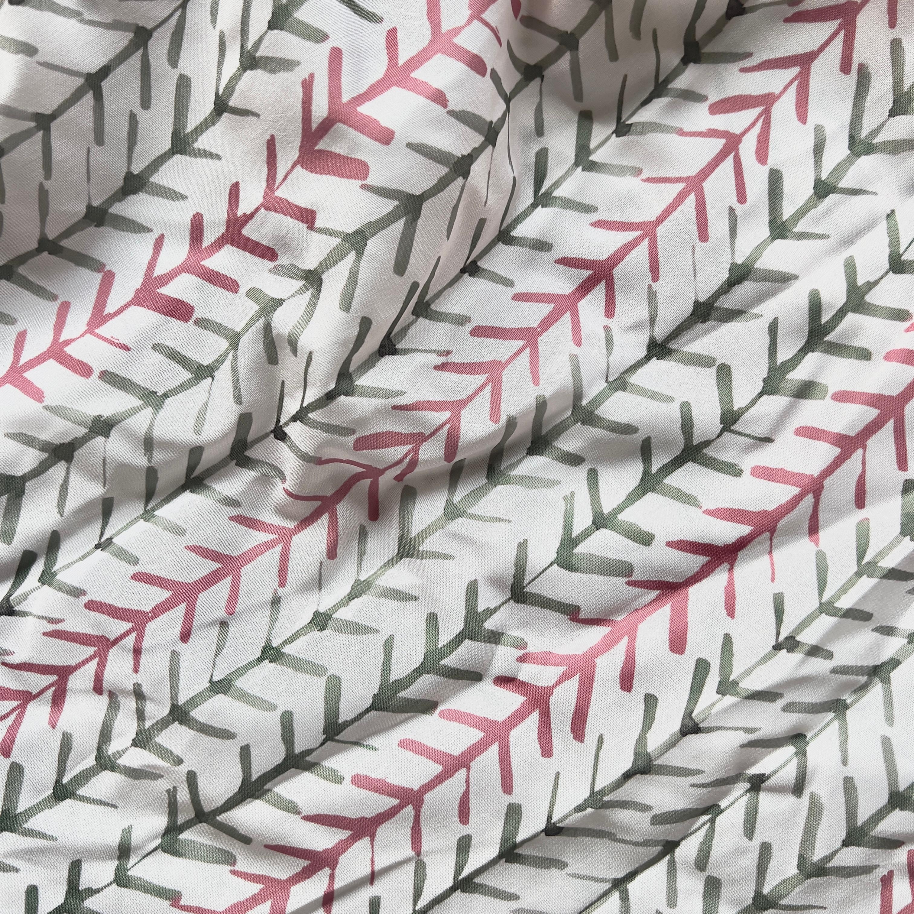 hand print abstract on muslin