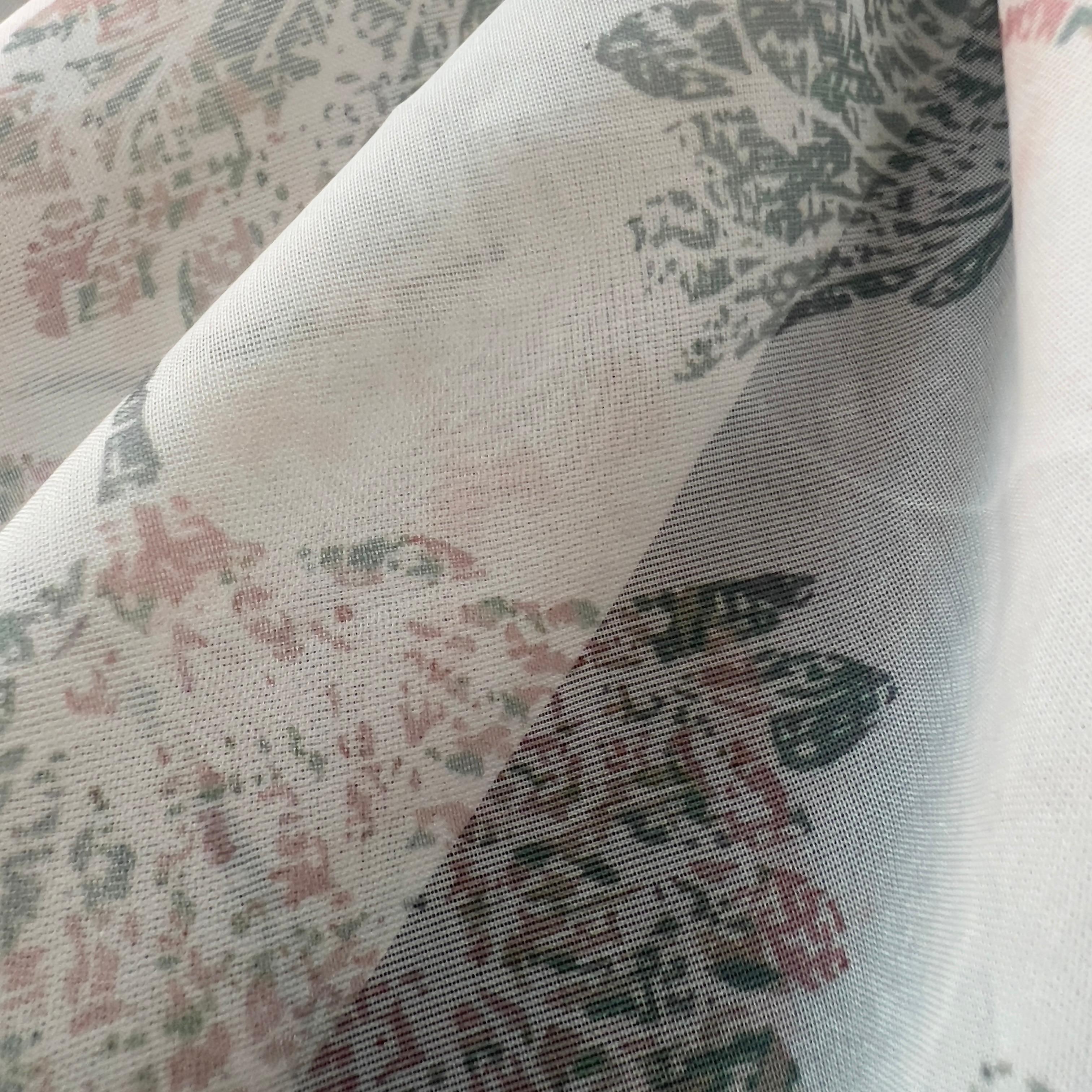 Vibrant Floral Tabby Silk Fabric for Ethnic Wear