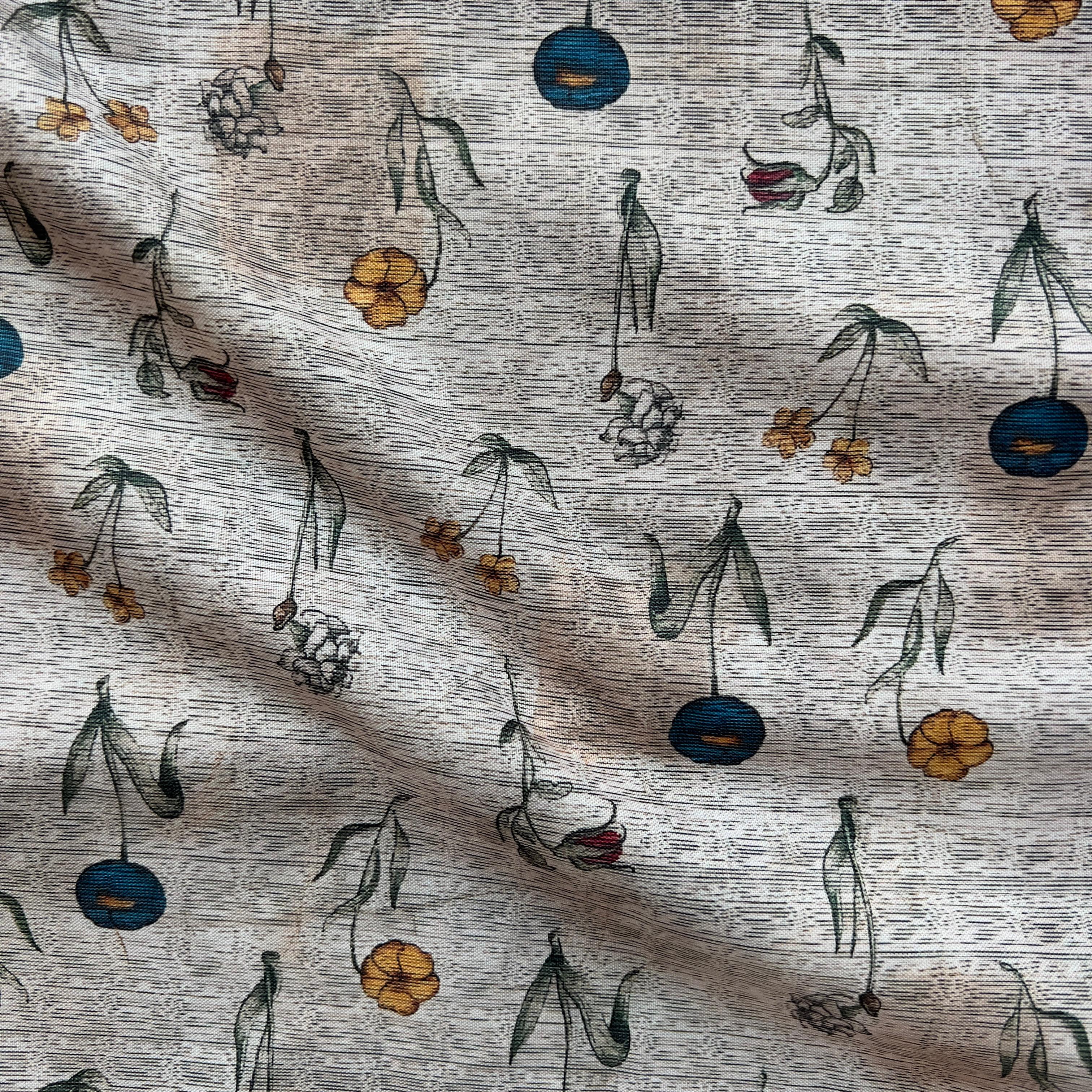 Floral digital print on  rayon