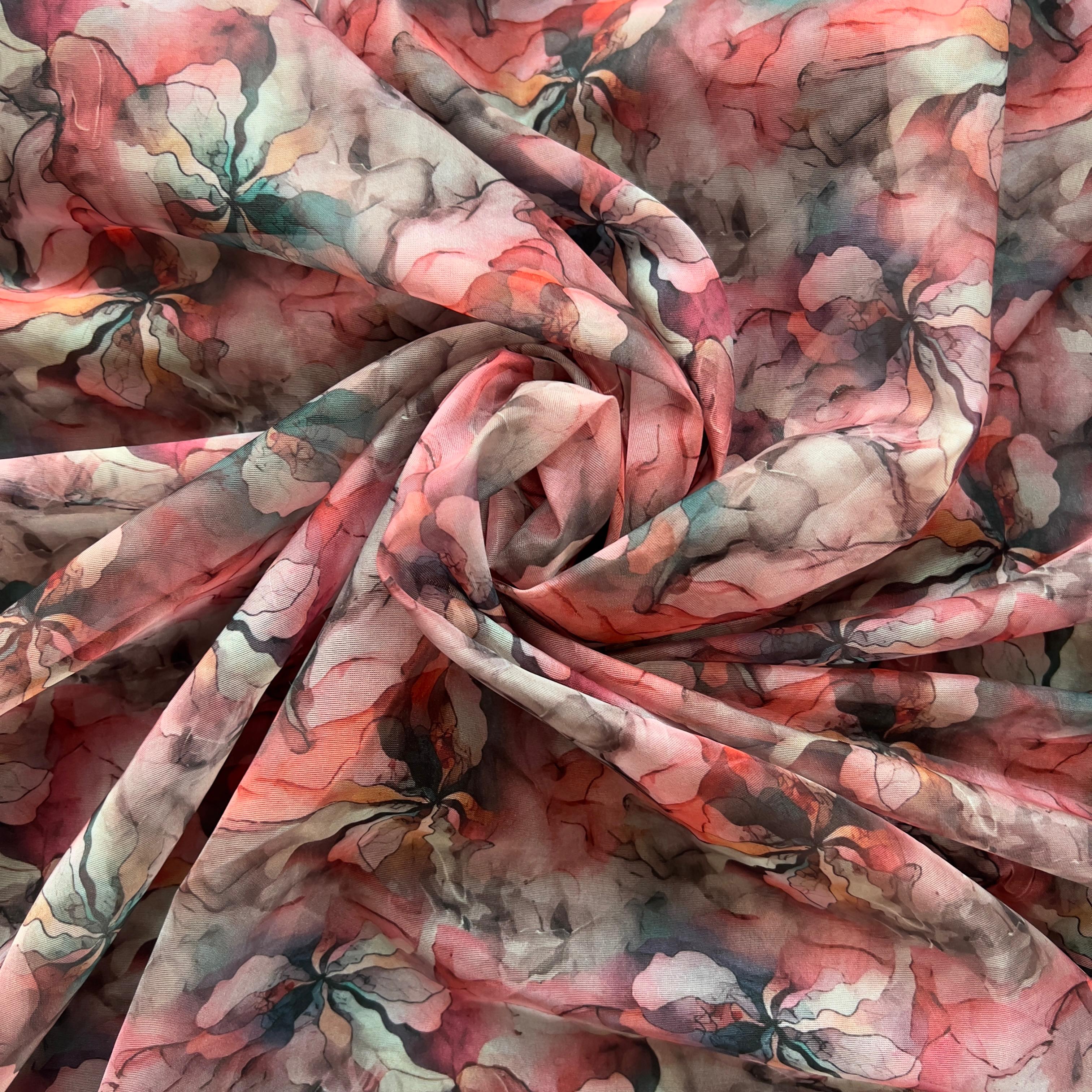 Tabby silk texture print style