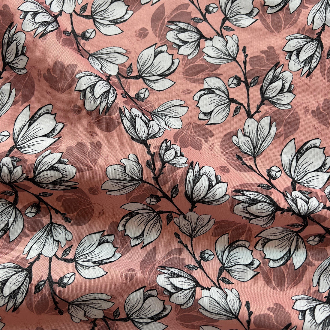 Jaal floral design on rayon