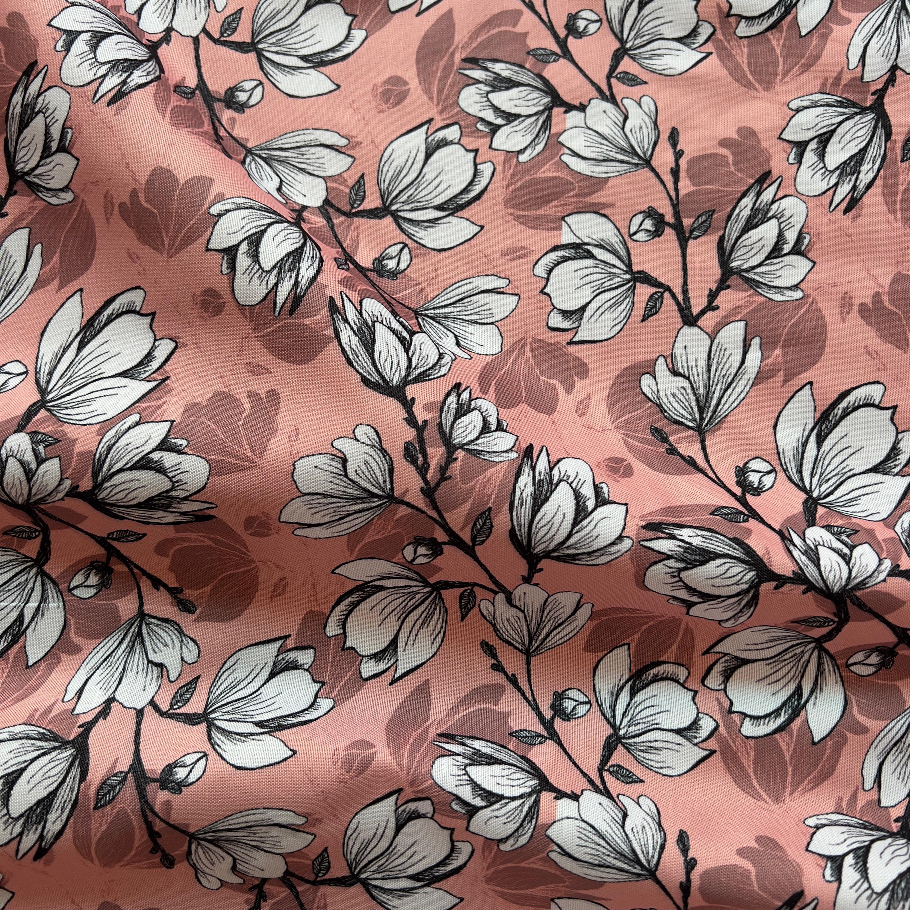 Jaal floral design on rayon
